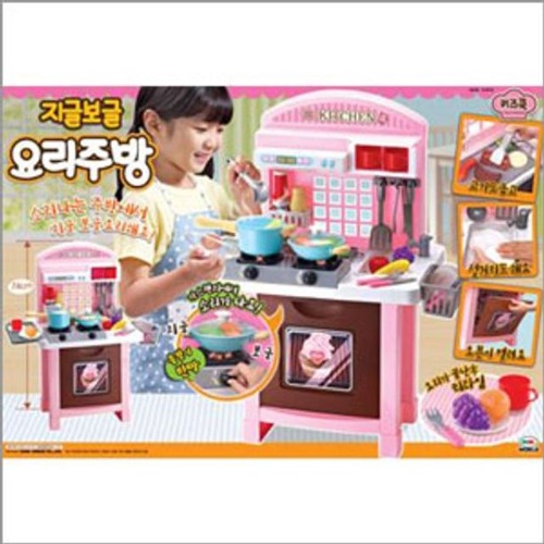 미미월드 지글지글 요리주방 어린이 역할놀이 장난감(WCAF619)