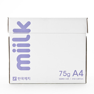한국제지밀크복사용지1BOX(A4/2500매)WKS-1316